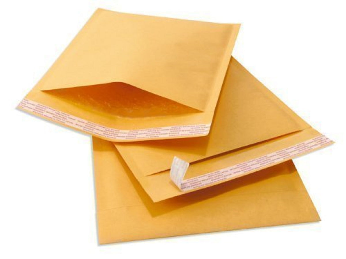 thumbnail image 2 of 500 Pack #000 Kraft Bubble Mailers - 4" X 8" Self-Seal Padded Shipping Envelopes 2 of 12