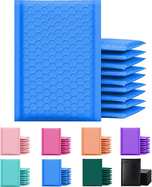Yens® 200 #5 Poly Bubble Padded Envelopes Mailers 10.5 X 15 -BLUE