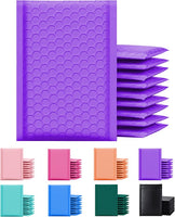 Yens® 200 #2 Poly Bubble Padded Envelopes Mailers 8.5 X 12 -PURPLE