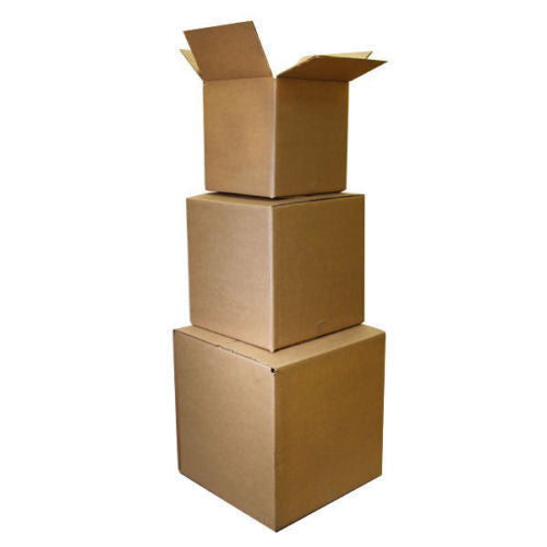 100 pcs 8x6x4 Packing Shipping Cartons Corrugated Boxes  8x6x4