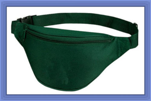 Fantasybag-Hunter-Green-2-Zipper-Fanny-Pack