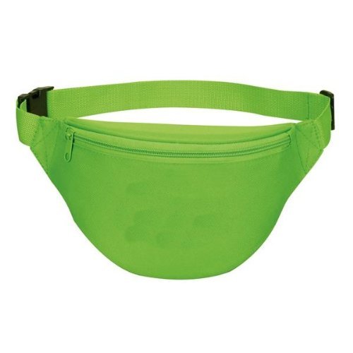 2-Zipper Fanny Pack Neon Green – YensPackage