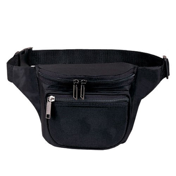 Bulk order - for Kiki Vestil - Yens Fantasybag 3-Zipper Fanny Pack FN-03 Black * 50