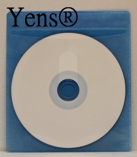100 pcs CD Double-Sided Plastic Sleeve Blue