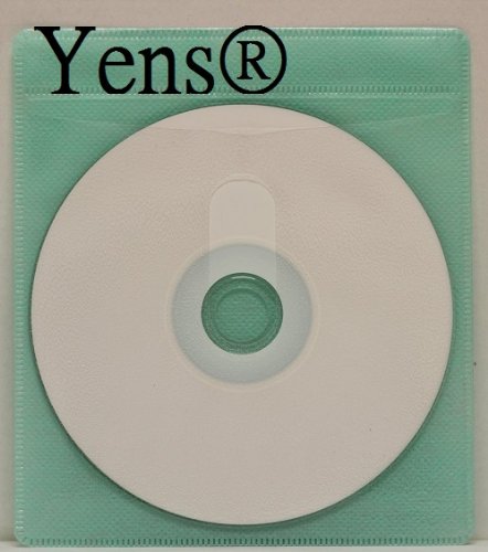 100 pcs CD Double-Sided Plastic Sleeve Green