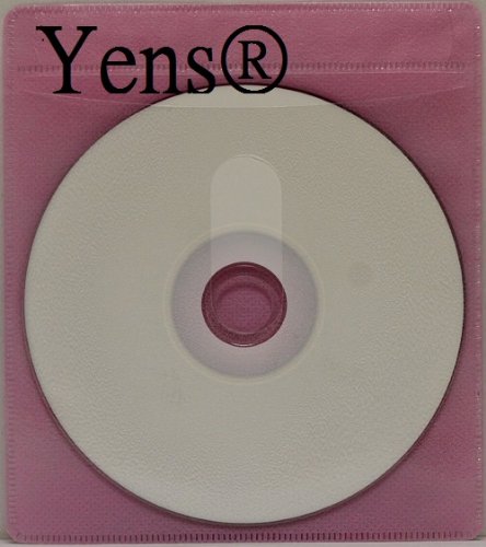 5000 pcs CD Double-Sided Plastic Sleeve Pink