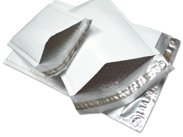 ProLine 500 Pack #000 Matte Metallic Ice Blue Poly Bubble Mailers 4x8 (4x7 Inner)